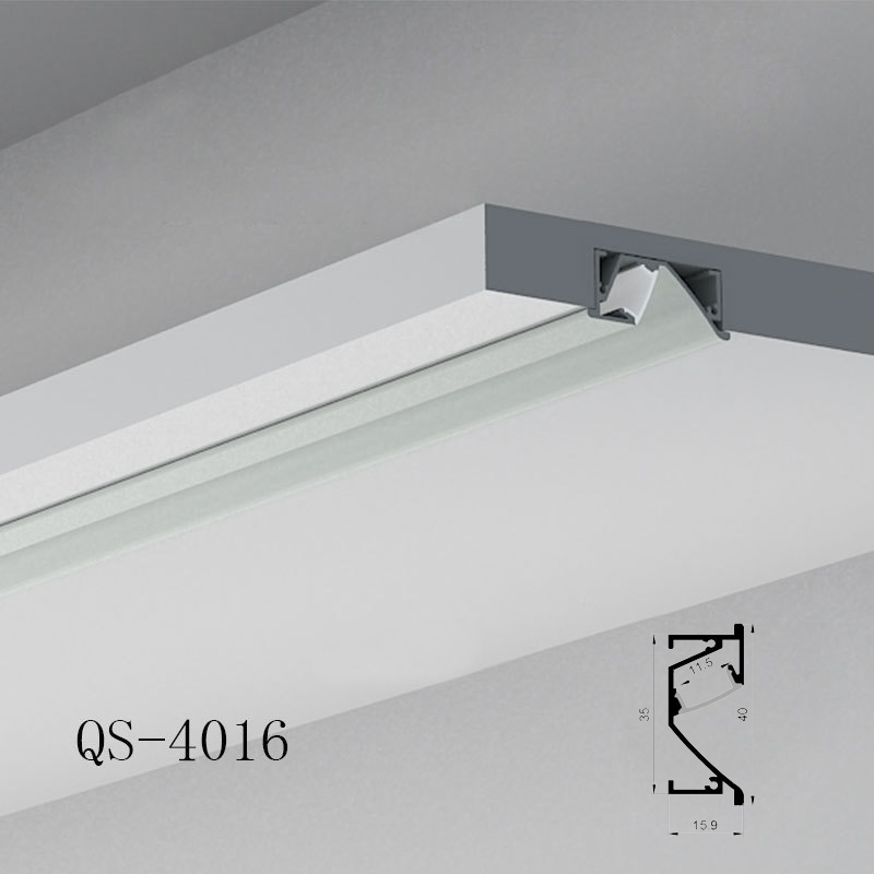 Recessed LED Strip Light Diffuser With 11.5mm Inner Width Recessed LED Strip Light Diffuser With 11.5mm Inner Width